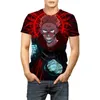 Heren t shirts riman jujutsu kaisen spell terug naar de Europese code zomer zomers korte mouwen cotton round nek gepersonaliseerde print