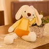 Lapin en peluche poupée apaise les lapins en peluche à longues oreilles poupée animaux en peluche cadeau de Pâques pour enfants 40 cm LT0004