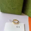 Klassieke luxe sieraden Designer Rings vrouwen houden van bruiloftspullen diamant 18k goud vergulde roestvrijstalen ring fijne vingerring wh316i