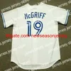 Jersey de beisebol vintage 19 Fred McGriff 1990 Molitor 21 Roger Clemens 1997 22 Jimmy Key 1987 Fielder Henderson