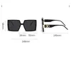 Tasarımcı güneş gözlüğü moda Lüks güneş gözlüğü kadın erkek Tam çerçeve gündelik gözlük5 renk Plaj gölgeleme UV koruma polarize gözlük kutusu ile hediye
