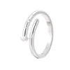 Anéis de banda Ring Women Women Luxury Designer Jewelry Casal Love Anéis