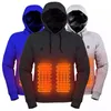 Men s Hoodies Sweatshirts 2023 Men USB Verwarming Vintage Gotische verwarmde jas Lange mouw Streetwear Losse lagen Harajuku 230213