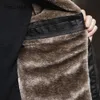 Herrjackor samlona plus storlek 4xl Mens Pu Leather with Velvet Winter Jacker Biker Faux Coats Fashion Dxtopa Overcoats 230213