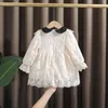 Girl's Dresses Spring baby born girl clothes lace princess dress for toddler girls clothing infant birthday party tutu es 230214
