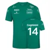 Herr t -shirt 2023 Ny mode f1 formel 1 racing team högkvalitativt kläd spanska förare som säljer tröja Fernando Alonso Aston Martin 1465