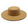 Wide Brim Hats Bucket Bowler hat Women's cap s for men fedoras fashion 2023 felt panama chapel beach elegant Wedding picture fascinator 230214