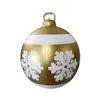 Party Decoration PVC Christmas uppblåsbara bollprydnader 60 cm träddekor utomhus för utanför gårds gräsklippning