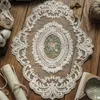 Tafelkleed neutrale plaatsmat voor het dineren Ovaal kanten Doilies PLAATS MATTEN Keuken Wedding Home Decoratie