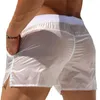 Herrbadkläder sommarmän baddräkt sexiga badstammar sunga herrar simma trosor strand shorts mayo transparent de praia homens