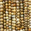 Pierre 8Mm Naturel Points Bruns Pierres Rayées Entretoise Ronde Perles En Vrac Pour Collier Bracelet Charmes Fabrication De Bijoux Drop Deliver Dhgarden Dhv0M