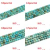 Other 8Mm Blue Imperial Pine Kallaite Natural Stone Round Loose Beads Ball 4/6/8/10/12Mm Jewelry Bracelet Accessories Making Dhgarden Dhy79