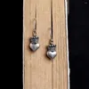 Boucles d'oreilles en argent sterling 925 couronne mode femmes Punk boucle d'oreille une pièce Vintage bijoux cadeaux pour la vente en gros