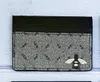 럭셔리 G 패션 남자 신용 카드 지갑 카드 홀더 패키지 코인 팩 프랑스 여성 쌍 브라운 체크 무늬 블랙 격자 무늬 비즈니스 미니 카드 소지자