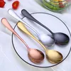 Dinnerware Sets Steel Cutlery Mirror Salad Spoon Fork Tableware Set Silverware Stainless Kitchen