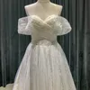 Party Dresses SL9131 romantic wedding dress modest Bride es boho sequin Elegant es for women high quality 230214