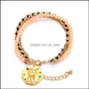 Brins de Perles Tang Yin Charme Simple 12 Constellation Bracelet Perlé Pierre Naturelle Cancer Poissons Capricorne Balance Et Autre Bracele Dhp7U