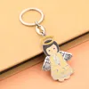 Keychains Metal Email Halo Angel Hanger Christus Cross Keychain Katholieke Charms Key Chain Ring Holder Keyring Women Men Doop sieraden