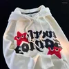 Women's Hoodies 2023 Y2k Letter Angry Star Hooded Sweater Ins American Fashion Brand Loose Long-sleeved Cardigan Winter Clothes Women