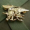 US Navy Seal Eagle Anchor Trident Mini Medal Uniform Insignia Badge Gold Badge Halloween Cosplay Toy191p2004225