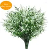 Fleurs décoratives fleur de lavande artificielle en plastique fausse plante mariage maison jardin décoration Bouquet de mariée pographie