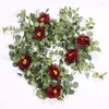 Dekorativa blommor 1.8m Artificial Camellia Rattan Decorations Wedding Festival Party Home Long Plant Pendants Ornament