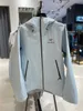 Designer Luxury Manteaux à capuche Arct Pulls Veste Sweats à capuche Printemps et Automne Beta Lt Hard Shell GTX Veste imperméable coupe-vent extérieure Ether Blue JBCF 2024