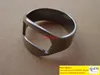 Fedex DHLStainless Steel Finger Ring RingShape Beer Bottle Opener per Beer Bar Tool 20mm 22mm 24mm Size R01 100pcslot