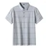 Мужские Polos 8xl 7xl 6xl Summer Summer -рубашка Polo Men Men Tops Удобные дышащие мужские мужские рубашки повседневные Homme