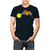 Erkek Tişörtleri Amerikan High Street Vibe Style Asya Kısa Kollu T-Shirt Erkek Gelgit Markası BF Gevşek Büyük Boy Yarım Kaldırılmış İlk Yaz