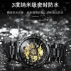 Wristwatches Fashion Automatic Men Watch Trend Mechanical Man Steel Band WristWatch Skeleton Mens Watches Montre Homme