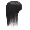 Bangs Toppers Clip in pezzi di frange di capelli umani Parte libera Remy dritto brasiliano per perdita da 6 pollici a 14 pollici 230214