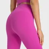 Et002 Lycra Antibakterielle Hochhochhose-Frauen Yoga Hosen ohne t-line nackte Sinn Leggings Pa66 Garn enge Jogginghose Buttery Weiche Fitnesshosen