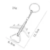 Keychains Air Plane Chaveding abridor de garrafas de saca -rolhas de cerveja de cerveja masculina Removedor de vinhos Tecla anel Kichen Tool Gadgets Supplies de casamento