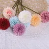 Dekoratif çiçekler 1 adet sahte karahindiba çiçek topu yapay bitkiler diy ev genişletme dekorasyon sevgililer günü hediyeler düğün araba
