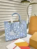 10A L Tas Cross Body Onthego PM Tote Bag Dames 2023 Polka Dots YK Handtas Designer Monogrammen Lady Crossbody Bag 35cm Schoudertassen pompoenvormig