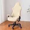 Stol täcker Jacquard Gaming med Armest Spandex Splicover Office Seat Cover för Computer Armchair Protector Cadeira Gamer