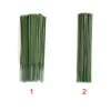 Decorative Flowers 100Pcs/lot Plastic Flower Rod DIY Floral Material Decoration Garden Potted Plant Wedding Party Handmade Artificial Stem