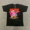 23ss Männer T-Shirt Pink Young Thug Sp5der 555555 mans Frauen 1 Qualität Schäumender Druck Spinnennetz-Muster T-Shirt Fashion Top Tees Tidal Flow Design 658ess