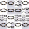 Beaded Tiger Eye Hematite Black Obsidian 10Mm Stone Bracelet Jewelry For Women Gift Men Drop Delivery Bracelets Dhgarden Dhrv0