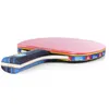 Table Tennis Raquets Training Table Tennis مضرب قصير مقبض طويل المقبض الطالب Ping Pong Paddle 2 Ping Pong Paddles مع 3 Bingpong Balls Storage Bag 230213