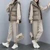 Running Set 3st Winter Women Tracksuit Set Thick Fleece Warm Jacket Sweatshirt Pant Jogger Fitness Casual Sweatsuit Plus Size