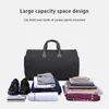 Duffel Bags Travel Organizer Plain Zipper Storage Bag With Top Hand Grip Multi-Purpose Large Capacity Trip Packs Tote