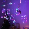 Strings Christmas Led String Lights 220V Outdoor Xmas Party Decoration Holiday voor binnenshuis gordijnkapamber