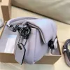 Cross Body Woman travesseiro Bolsas de gabarias de casina de ovelha Bolsa de luxo Bola de nuvem de nuvem Bolsa de placa de plissada macia 230821