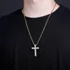 Anhänger Halsketten TOPGRILLZ 2023 Kreuz Hohe Qualität Kupfer Iced Out Zirkonia Männer Hip Hop Mode Schmuck Für Geschenk