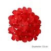 Decoratieve bloemen 10 stks kunstmatige zijde hydrangea bloemkop bal chrysanthemum trouwpad huis el diy muur accessoires