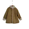 Winter New Children039s Wear Plush Long Cape Girls039 Thickened Wool Coat Cotton Jacket262Y1202296