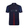 2023 Été Nouveau T-shirt de course F1 Site officiel de l'équipe championne du monde de Formule 1 Même polo T-shirt à manches courtes Custom2744