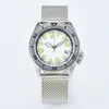 Wristwatches Parnsrpe - Luxury Green Poker Aseptic Dial Men's Watch NH35A Sapphire Crystal Crown Waterproof Sealed Case